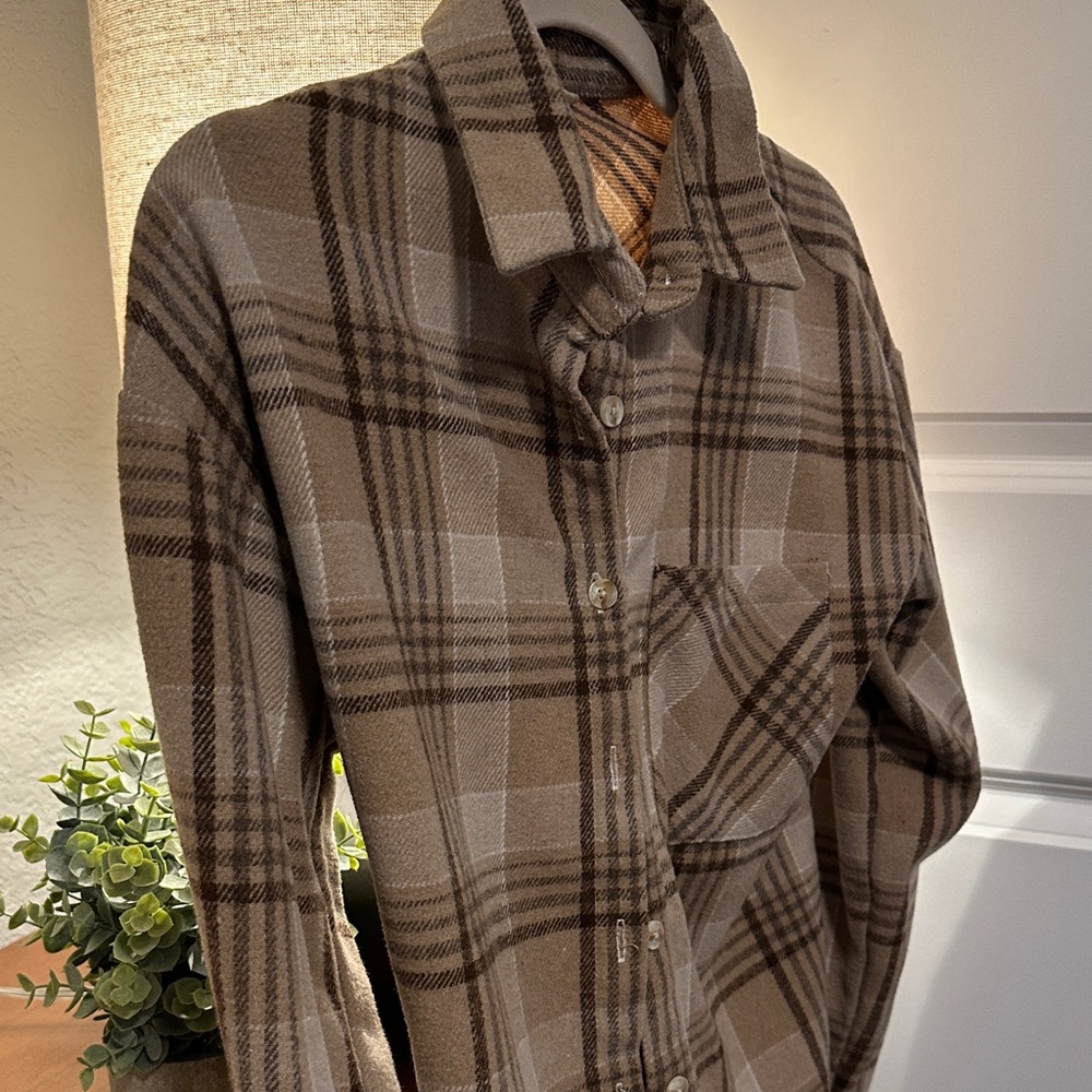 Plaid Button-Up flannel